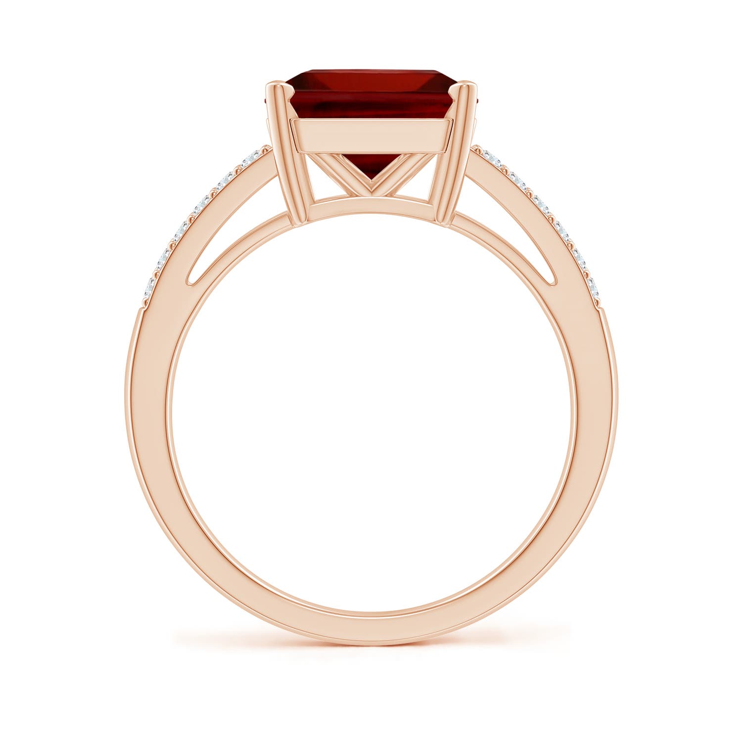 AAAA - Garnet / 4.44 CT / 14 KT Rose Gold