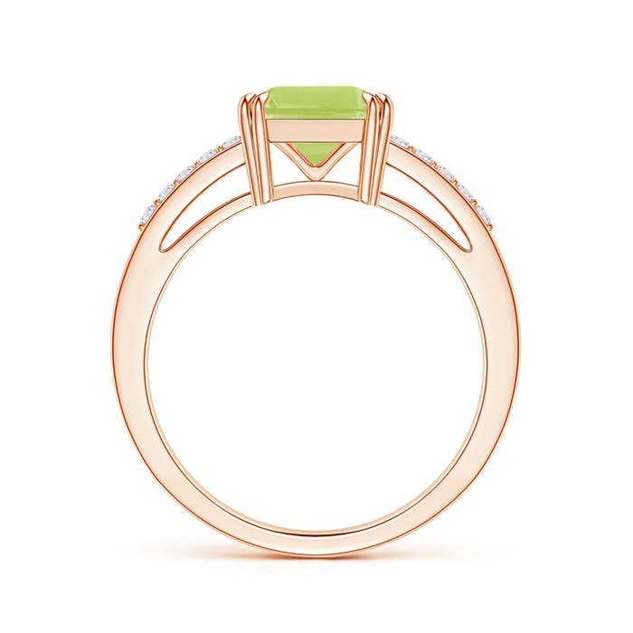 A - Peridot / 1.54 CT / 14 KT Rose Gold