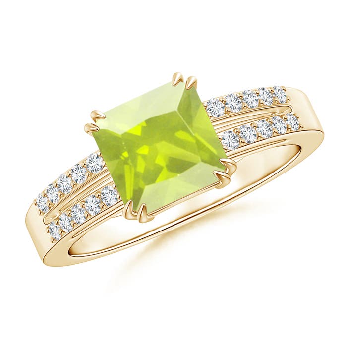 A - Peridot / 1.54 CT / 14 KT Yellow Gold