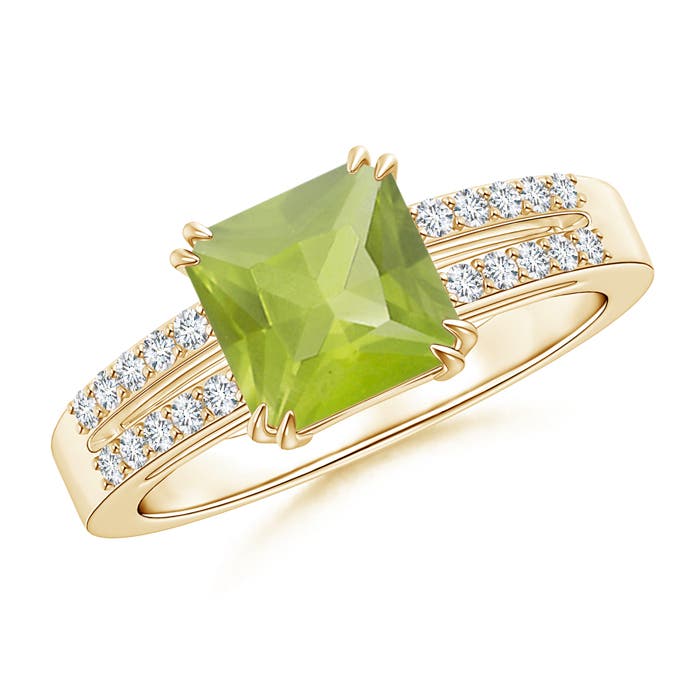 AA - Peridot / 1.54 CT / 14 KT Yellow Gold