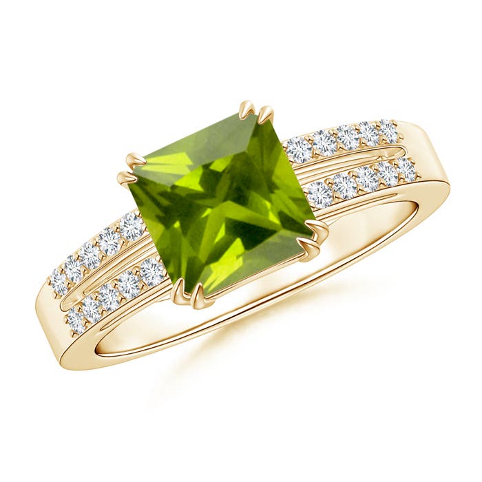 AAA - Peridot / 1.54 CT / 14 KT Yellow Gold