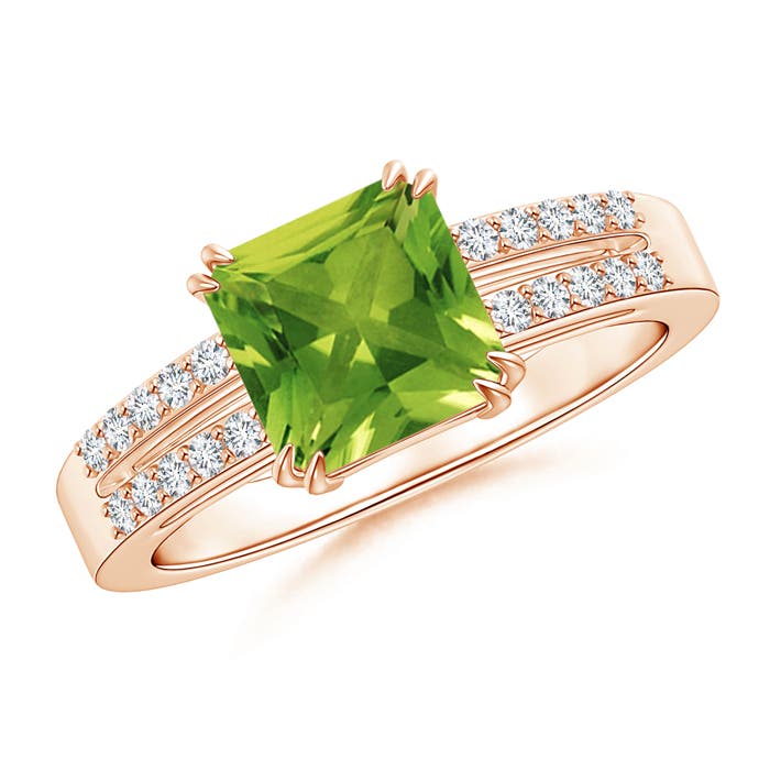 AAAA - Peridot / 1.54 CT / 14 KT Rose Gold