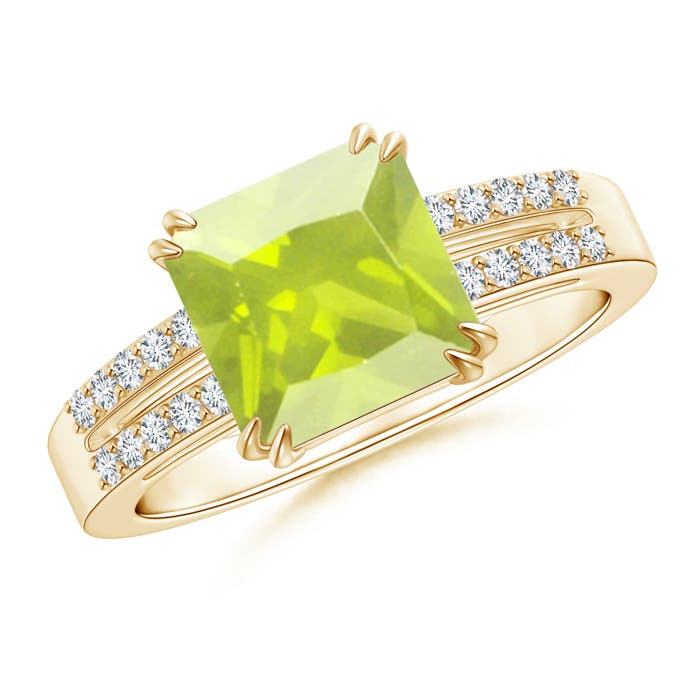 A - Peridot / 2.24 CT / 14 KT Yellow Gold