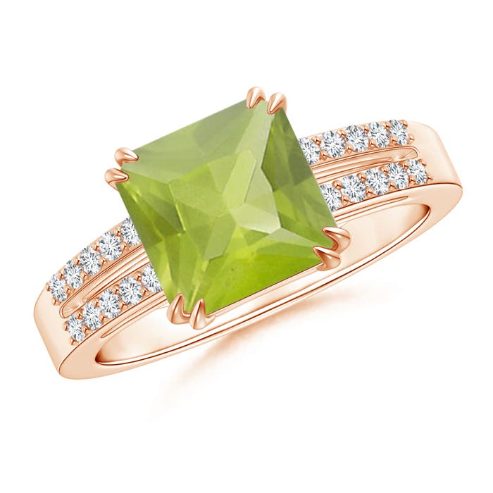 AA - Peridot / 2.24 CT / 14 KT Rose Gold