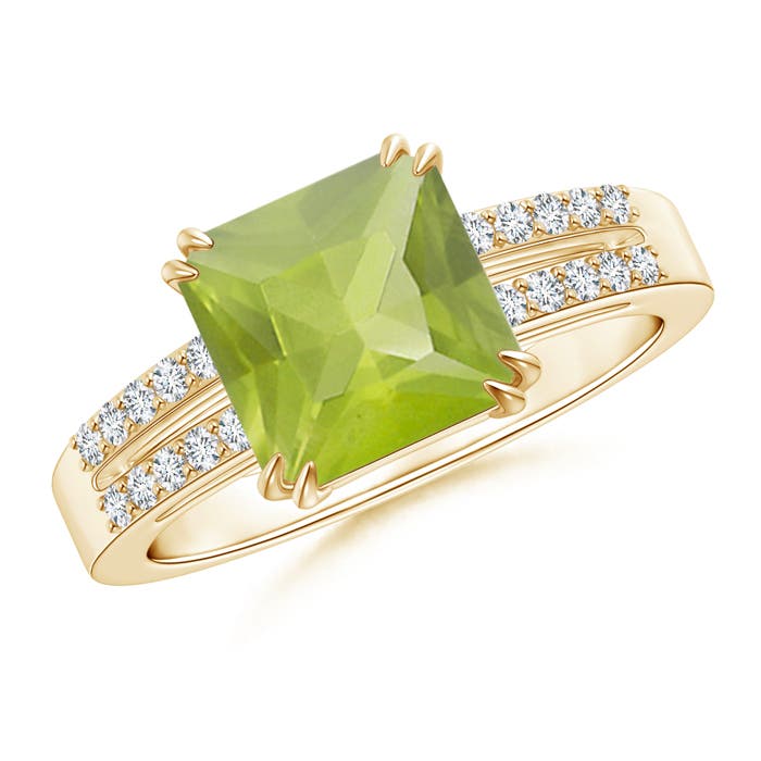 AA - Peridot / 2.24 CT / 14 KT Yellow Gold