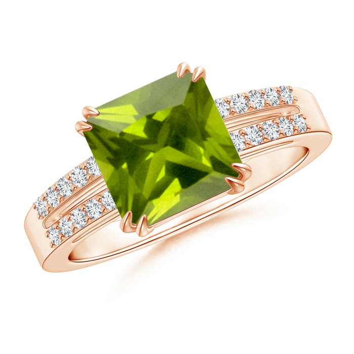 AAA - Peridot / 2.24 CT / 14 KT Rose Gold