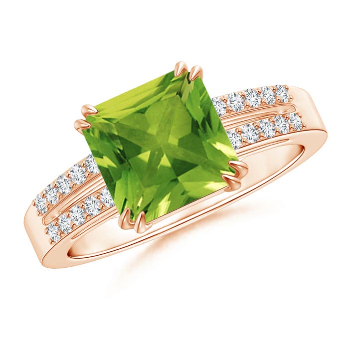 AAAA - Peridot / 2.24 CT / 14 KT Rose Gold