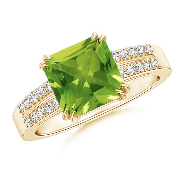 AAAA - Peridot / 2.24 CT / 14 KT Yellow Gold