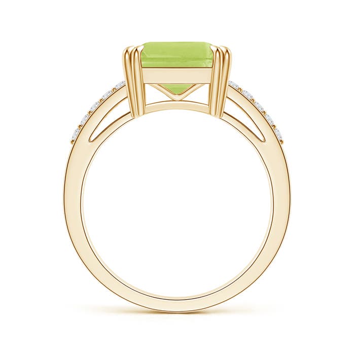 A - Peridot / 2.99 CT / 14 KT Yellow Gold