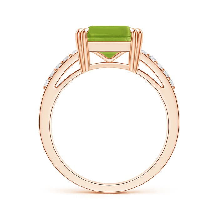 AAA - Peridot / 2.99 CT / 14 KT Rose Gold