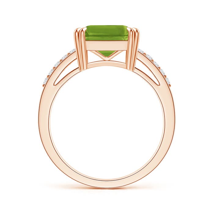 AAAA - Peridot / 2.99 CT / 14 KT Rose Gold