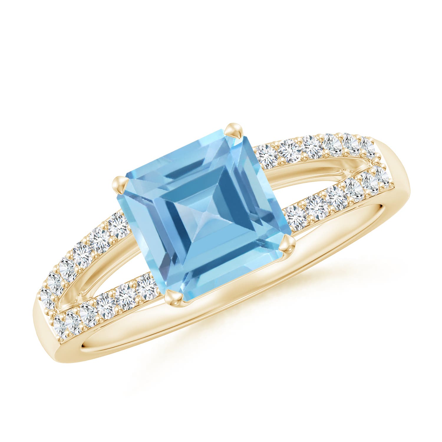 A - Swiss Blue Topaz / 2.34 CT / 14 KT Yellow Gold