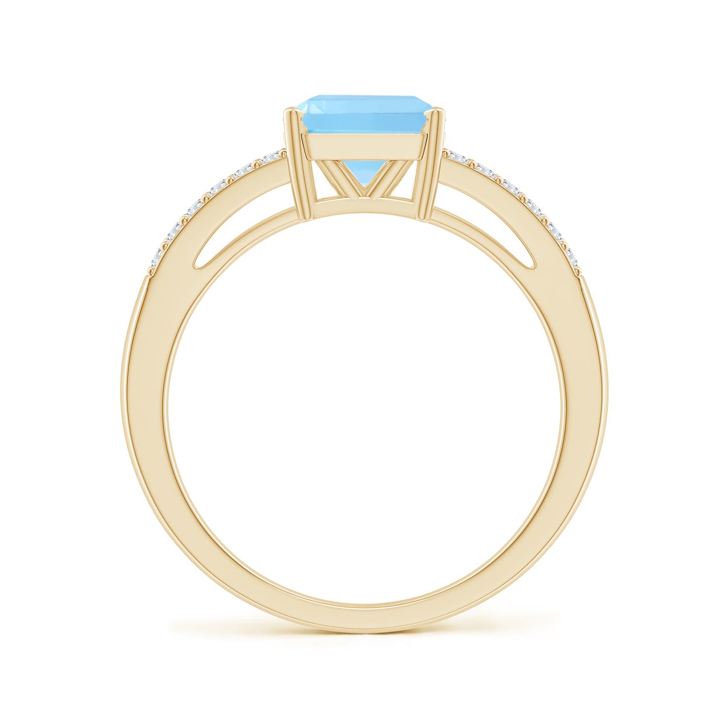 A - Swiss Blue Topaz / 2.34 CT / 14 KT Yellow Gold