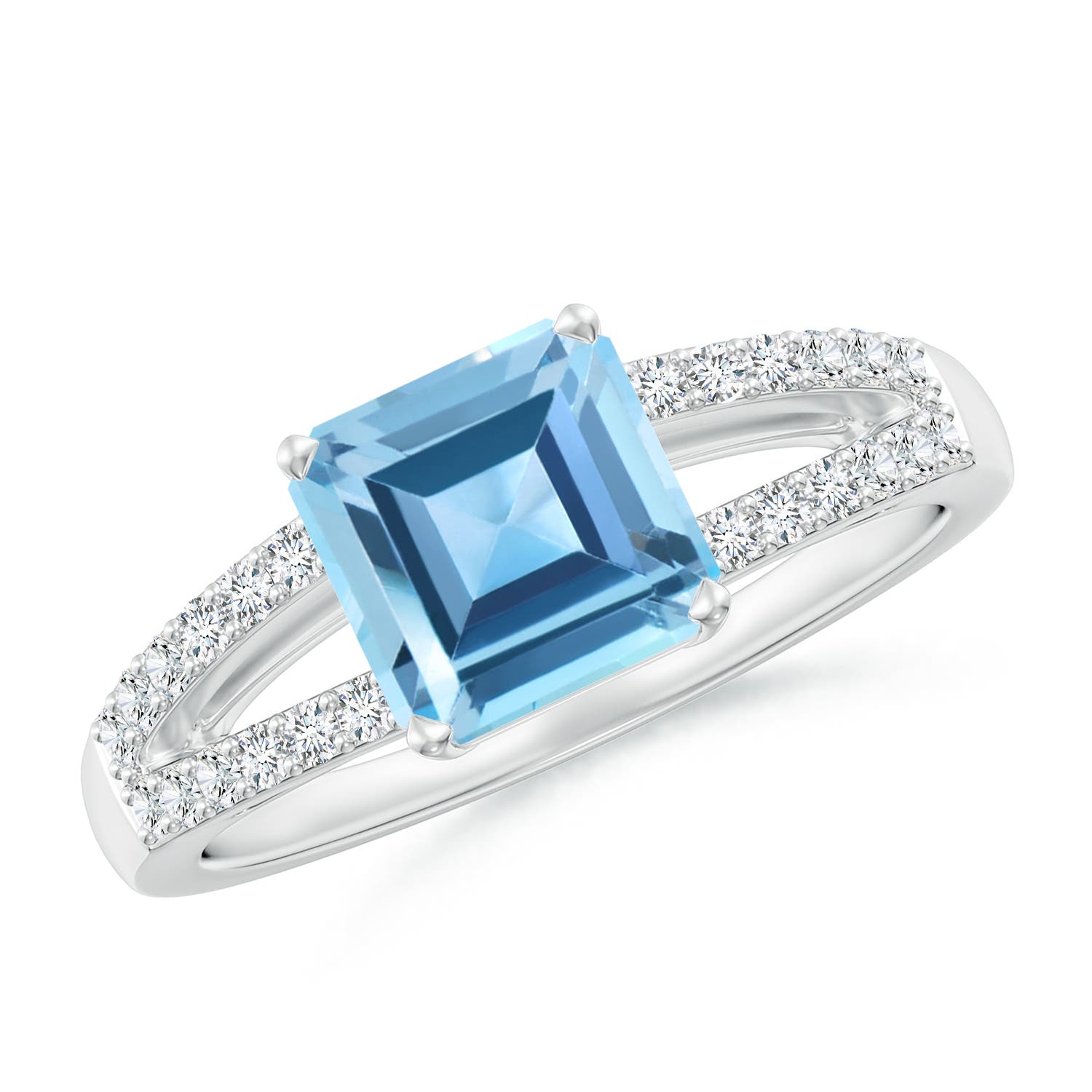 AA - Swiss Blue Topaz / 2.34 CT / 14 KT White Gold