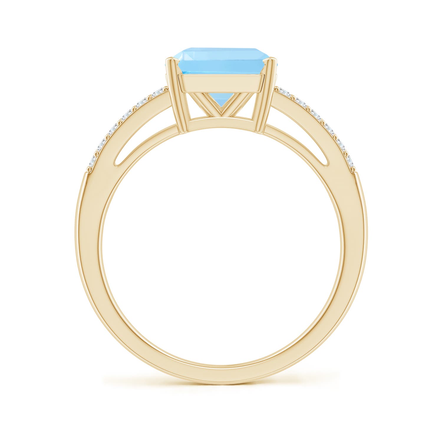 AA - Swiss Blue Topaz / 3.24 CT / 14 KT Yellow Gold