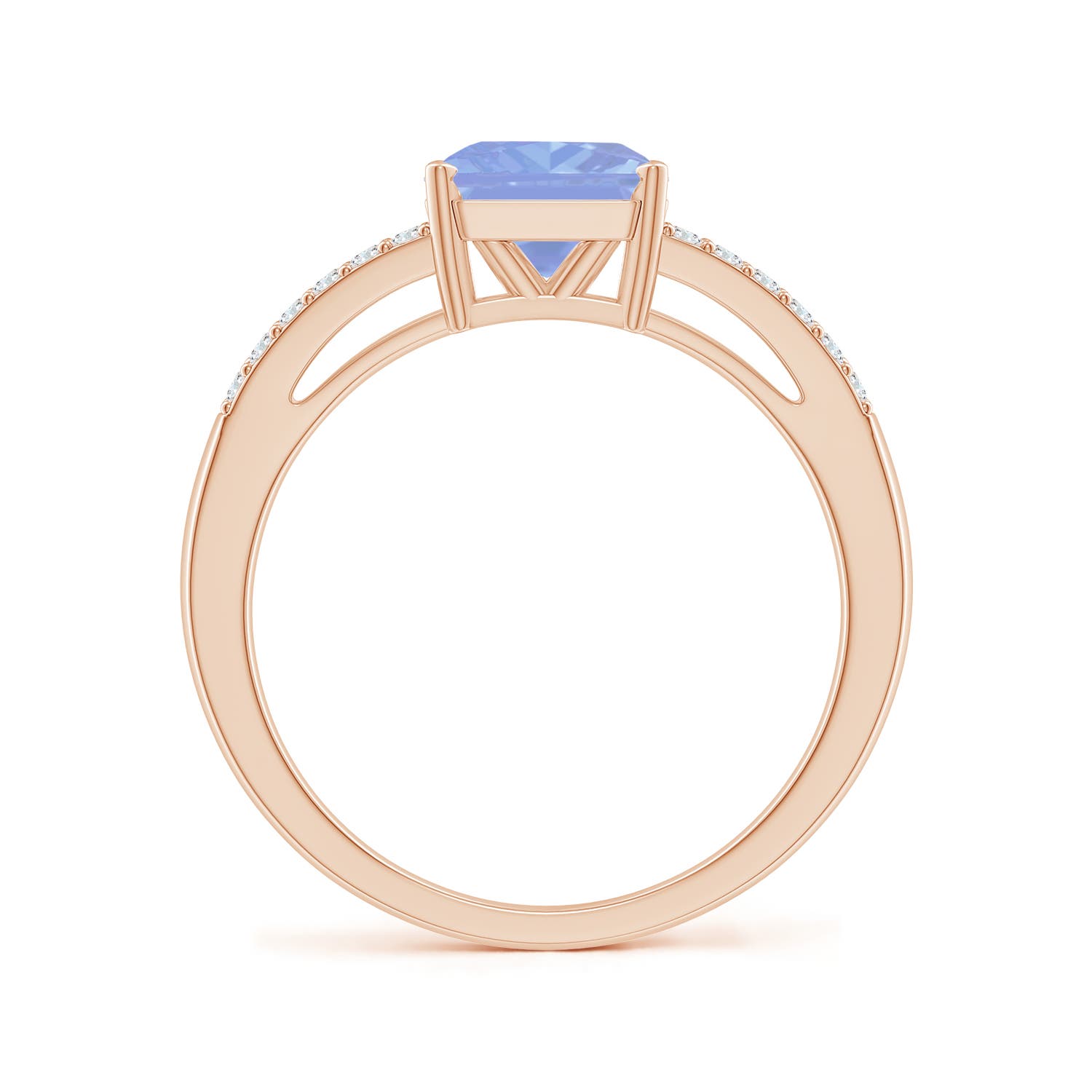 A - Tanzanite / 1.74 CT / 14 KT Rose Gold