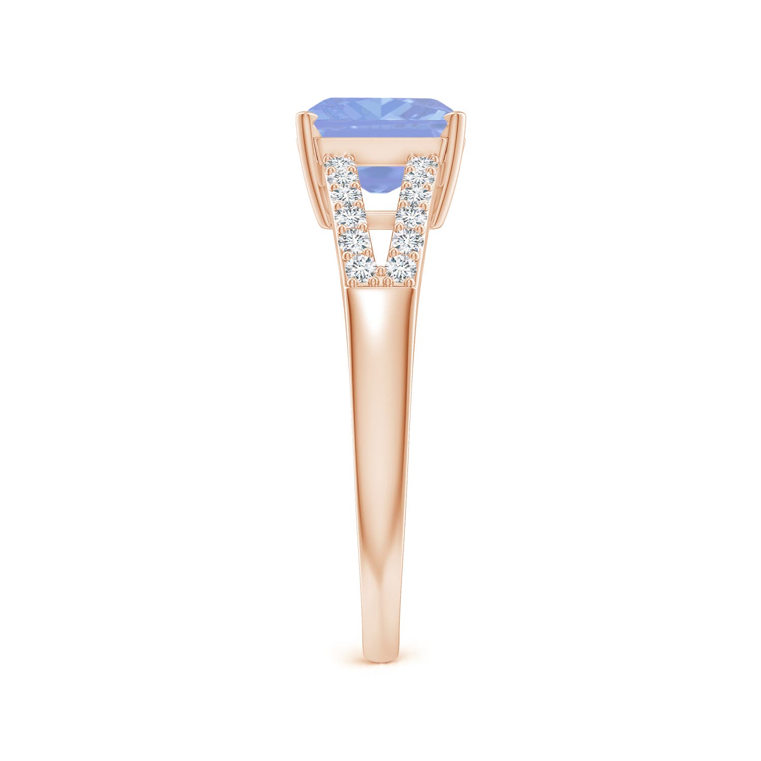 A - Tanzanite / 1.74 CT / 14 KT Rose Gold