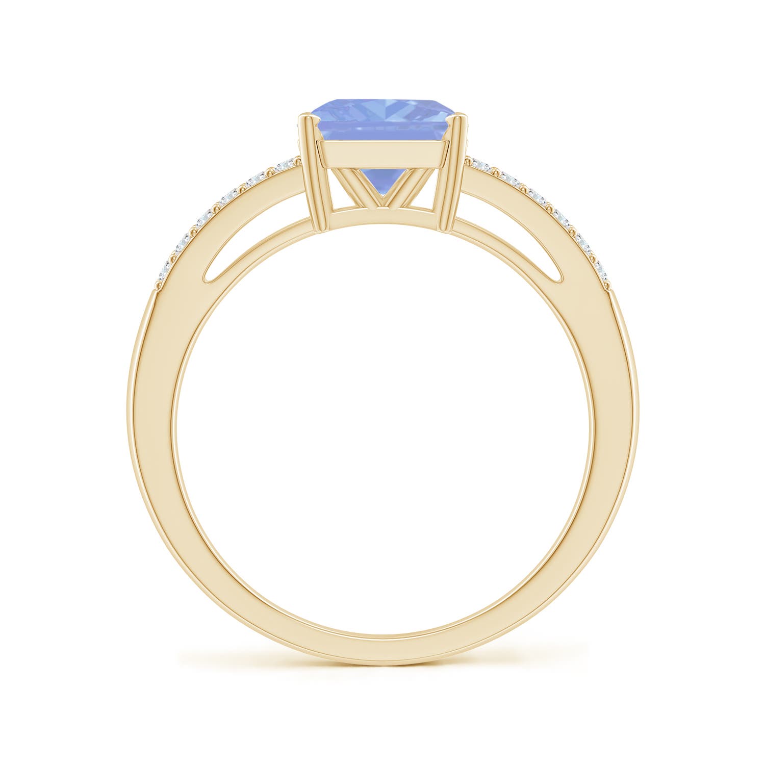 A - Tanzanite / 1.74 CT / 14 KT Yellow Gold