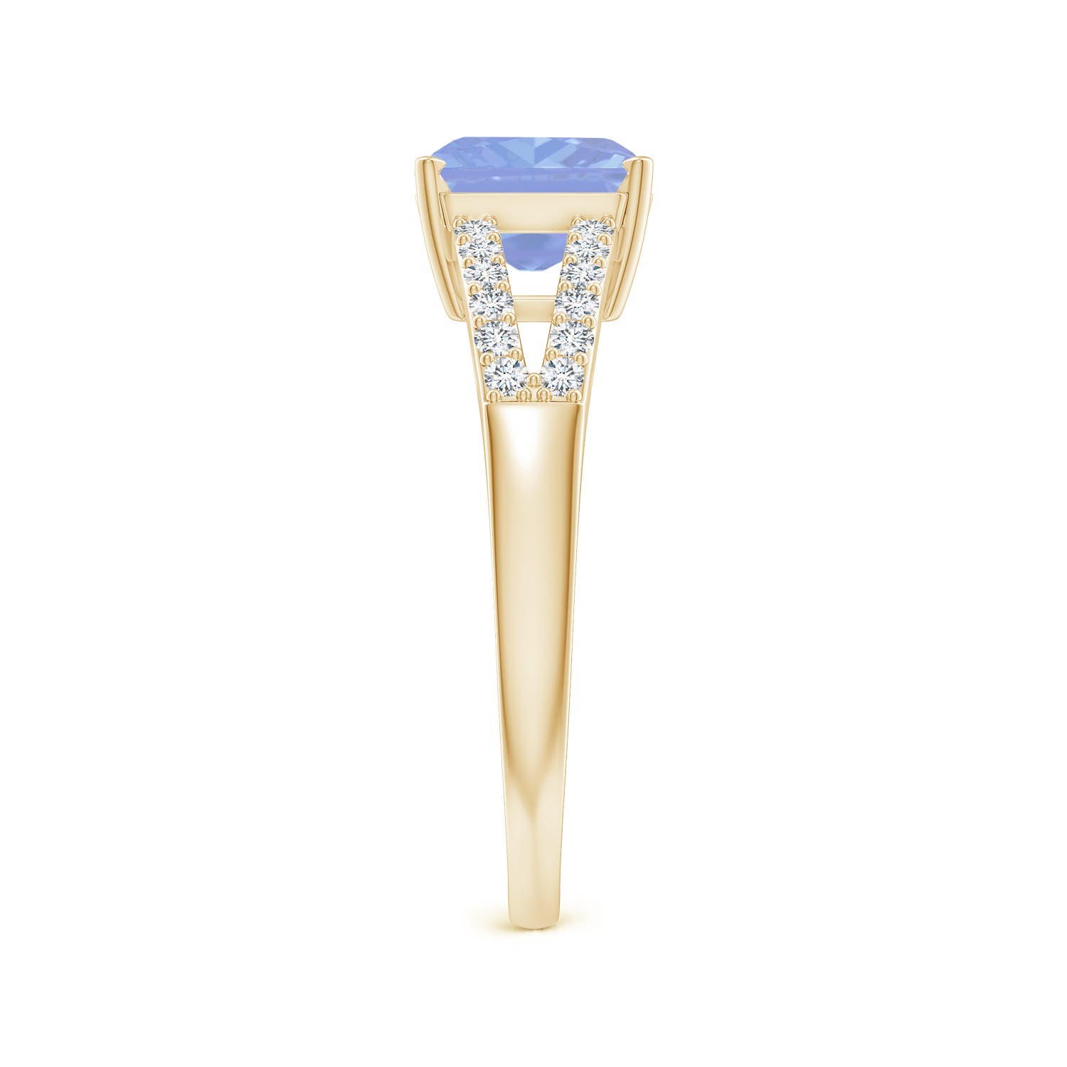 A - Tanzanite / 1.74 CT / 14 KT Yellow Gold