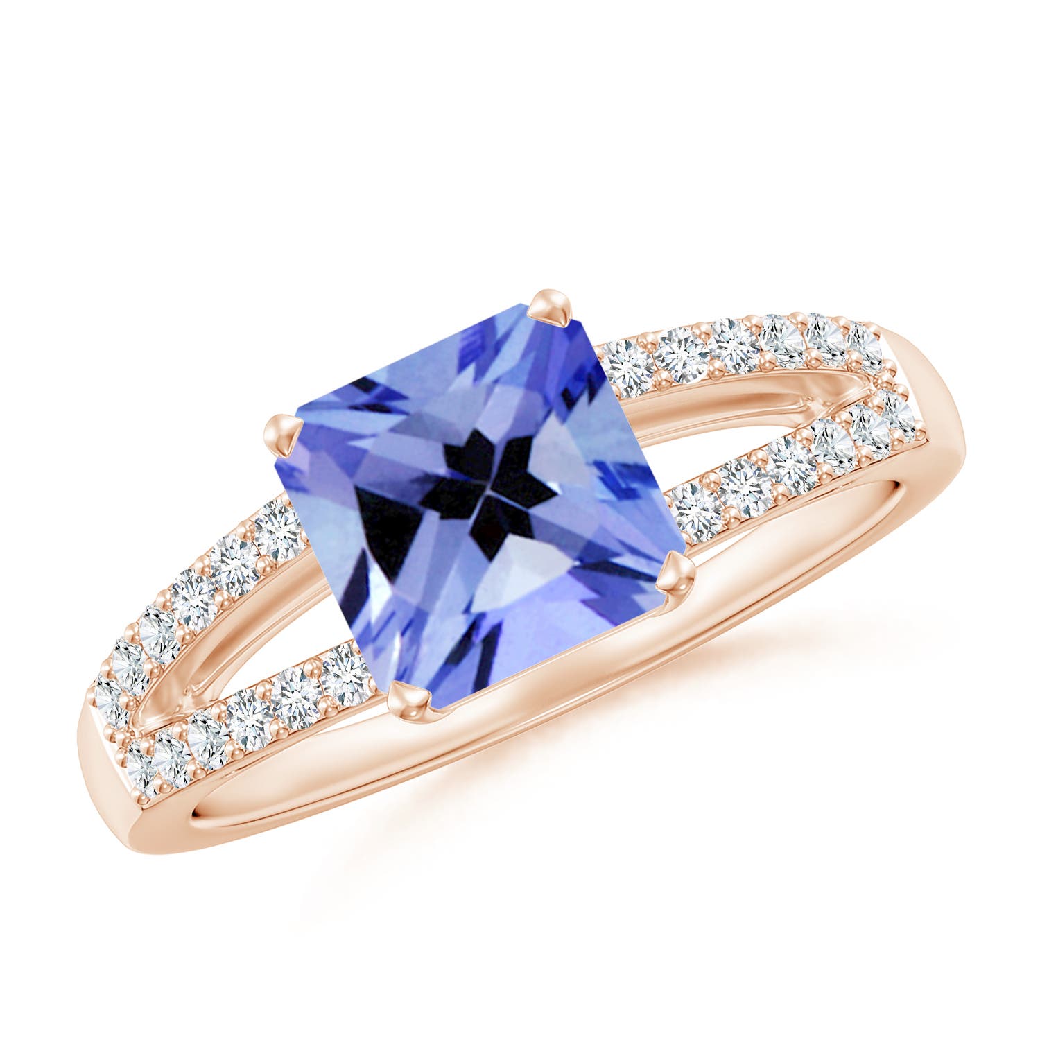 AA - Tanzanite / 1.74 CT / 14 KT Rose Gold