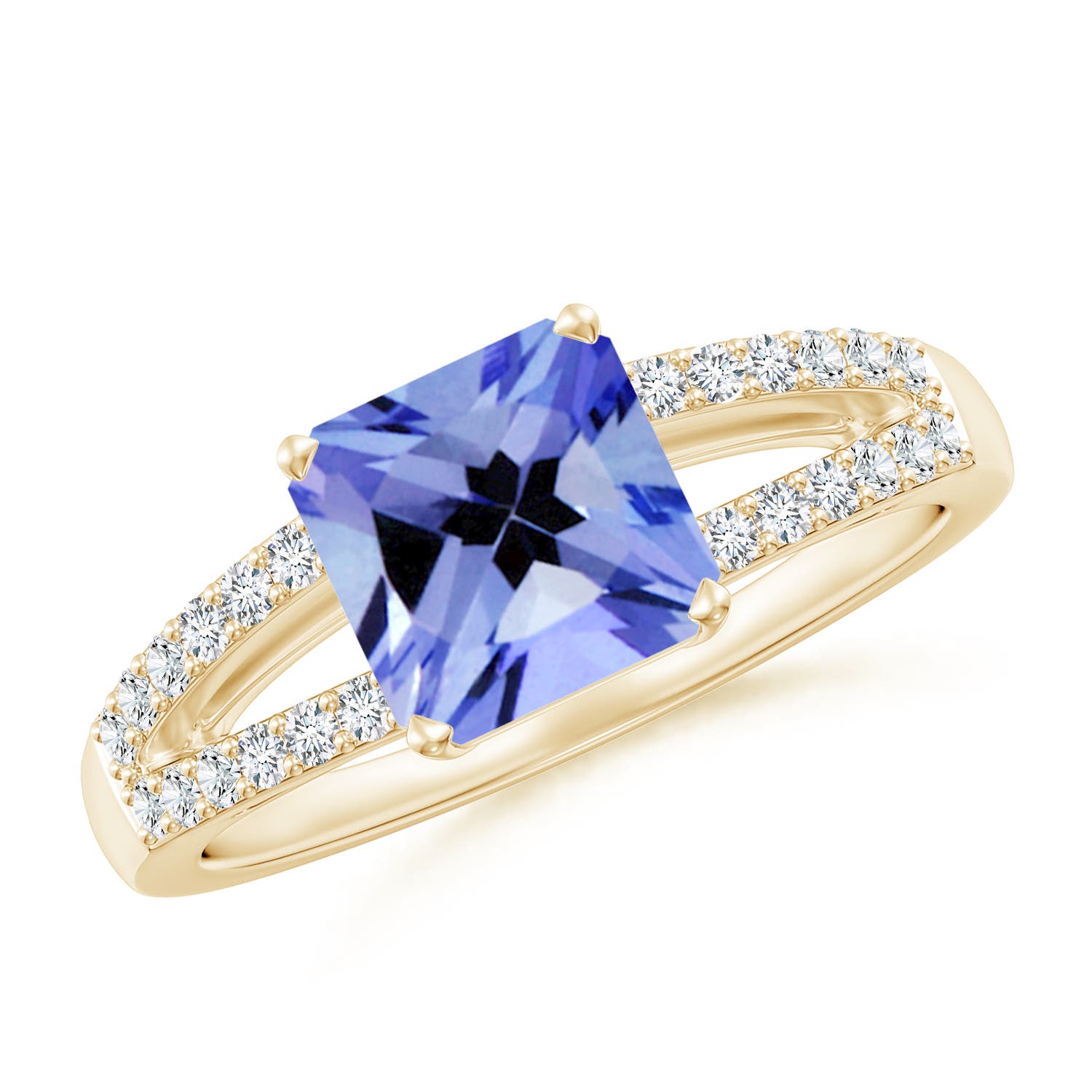 AA - Tanzanite / 1.74 CT / 14 KT Yellow Gold