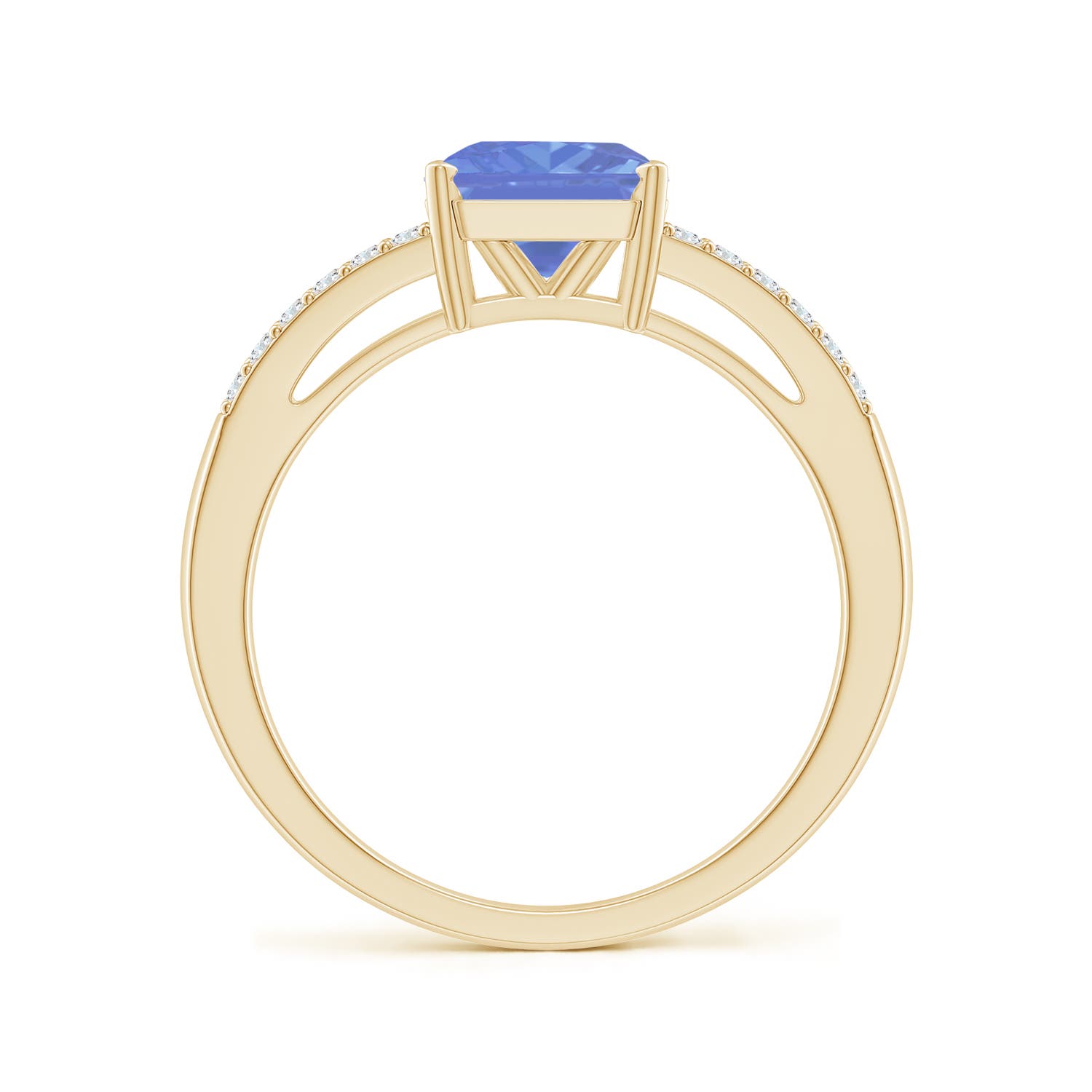 AA - Tanzanite / 1.74 CT / 14 KT Yellow Gold