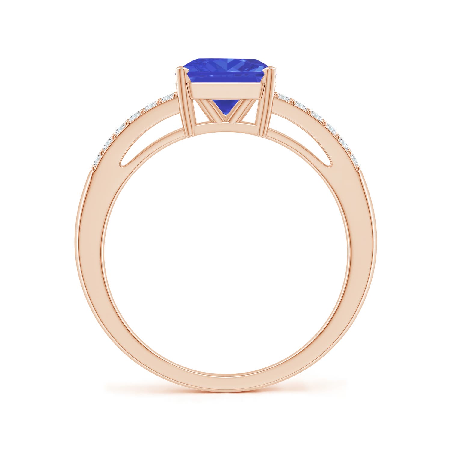 AAA - Tanzanite / 1.74 CT / 14 KT Rose Gold