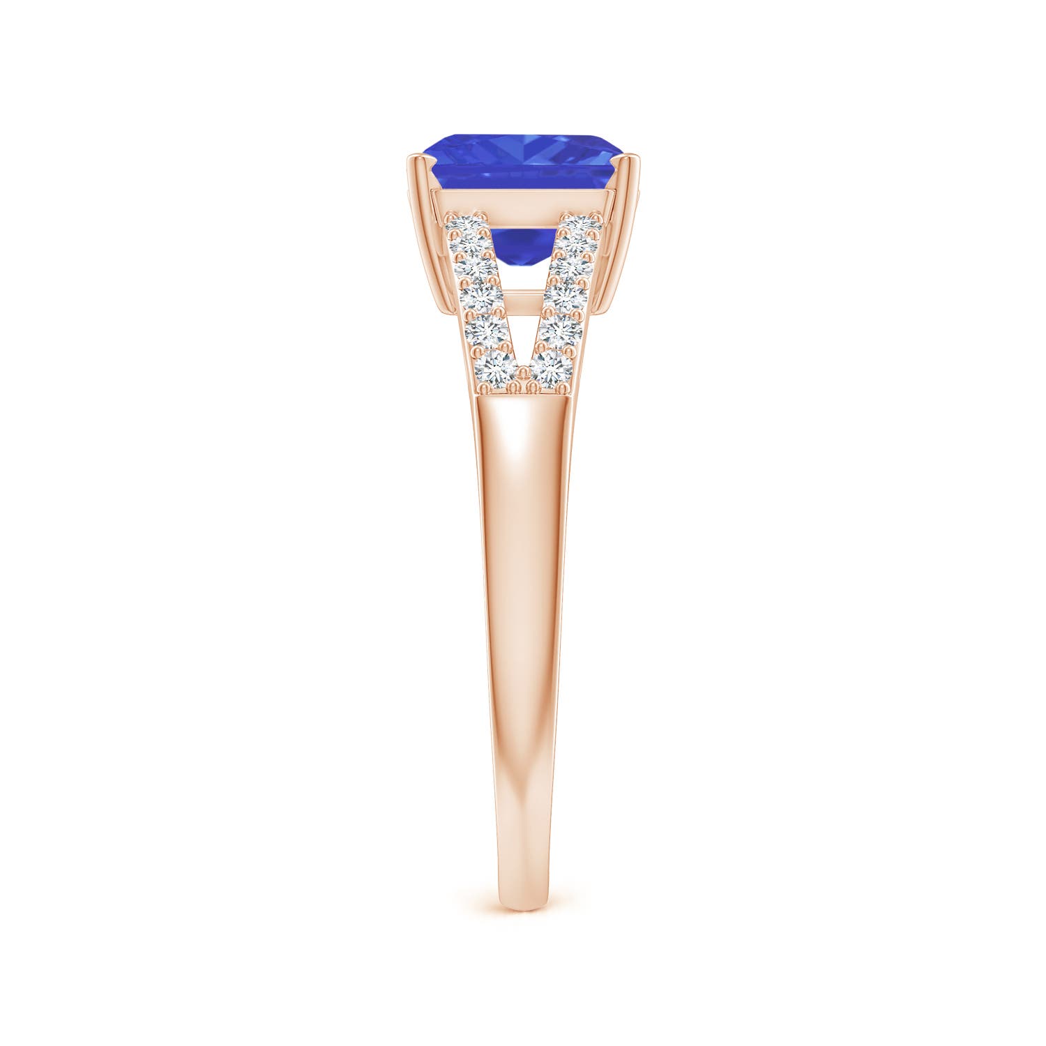 AAA - Tanzanite / 1.74 CT / 14 KT Rose Gold