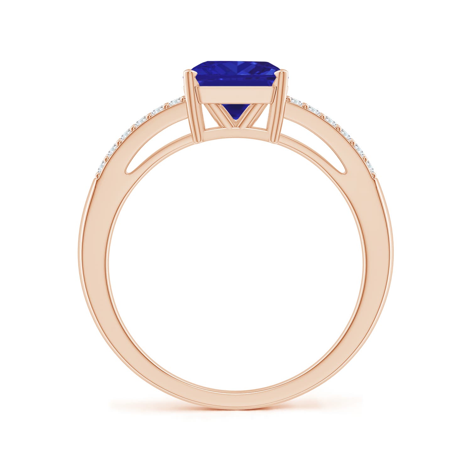 AAAA - Tanzanite / 1.74 CT / 14 KT Rose Gold