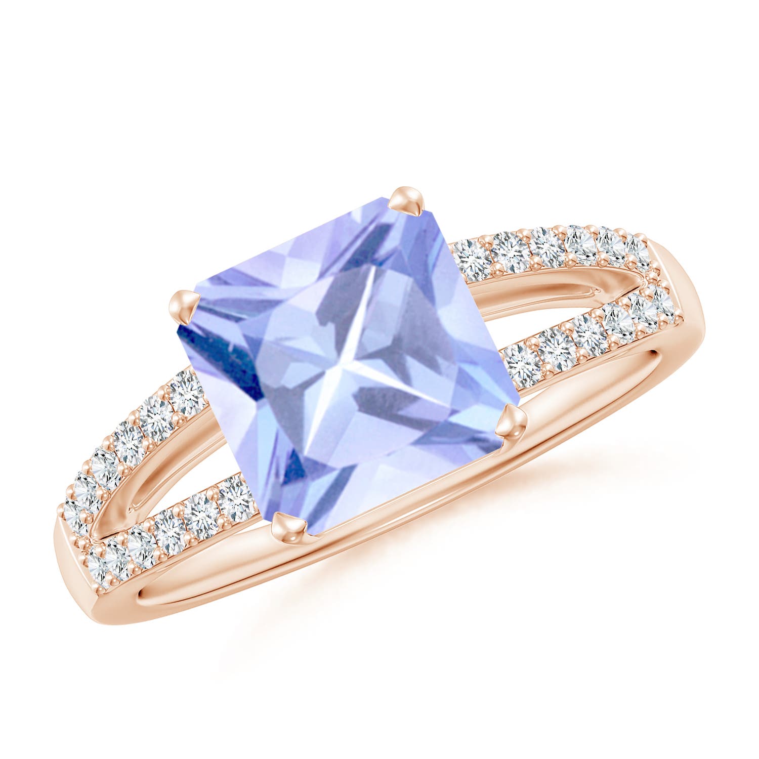 A - Tanzanite / 2.49 CT / 14 KT Rose Gold