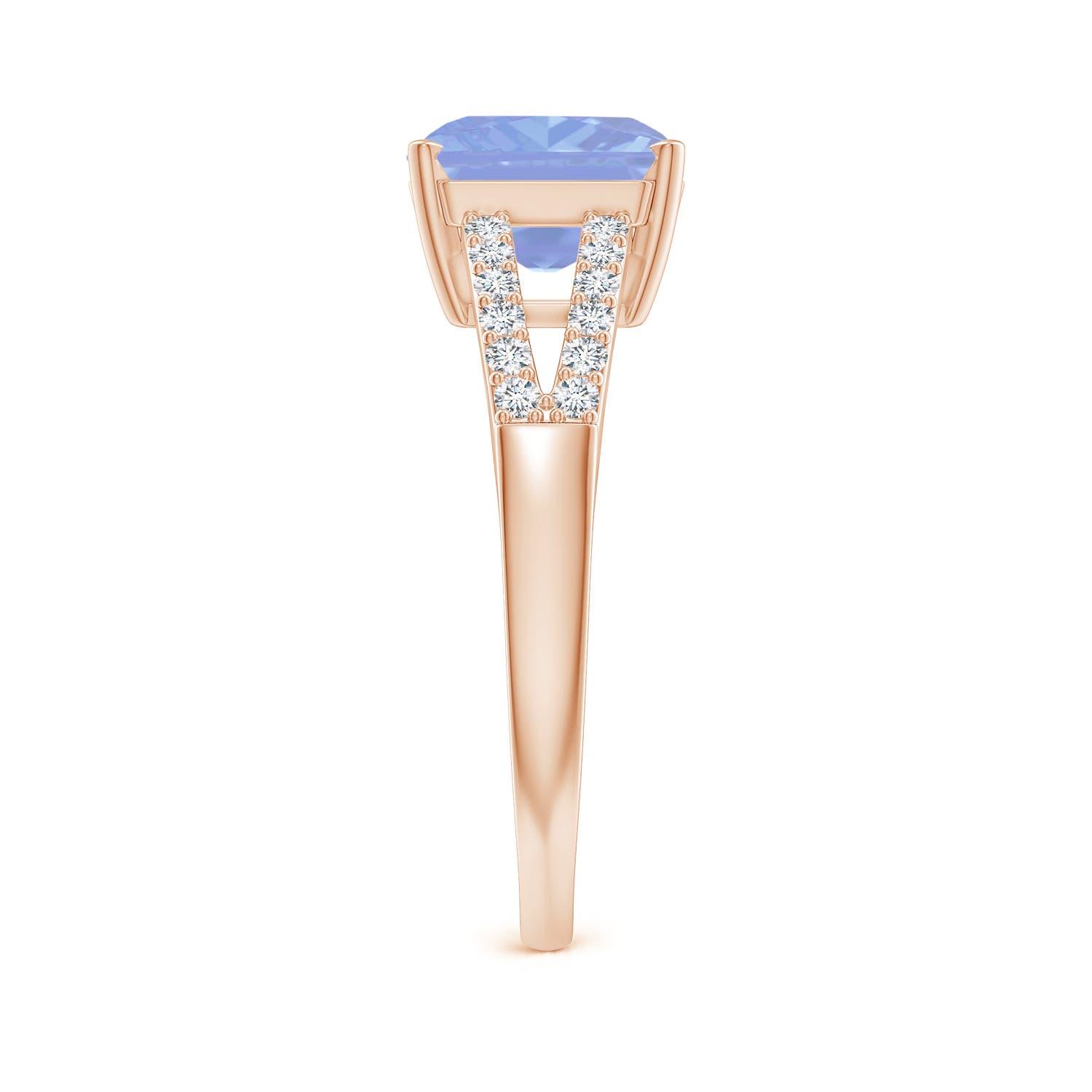 A - Tanzanite / 2.49 CT / 14 KT Rose Gold