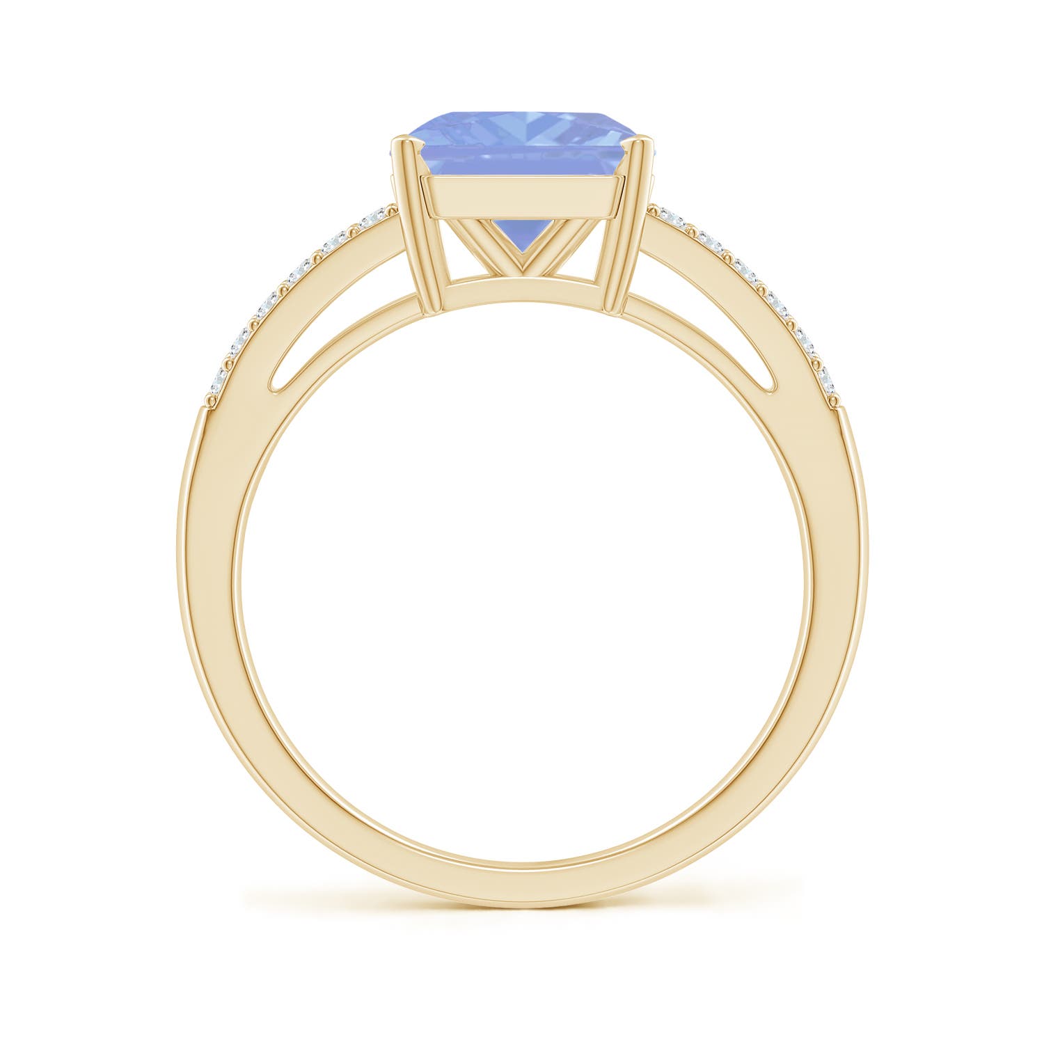 A - Tanzanite / 2.49 CT / 14 KT Yellow Gold