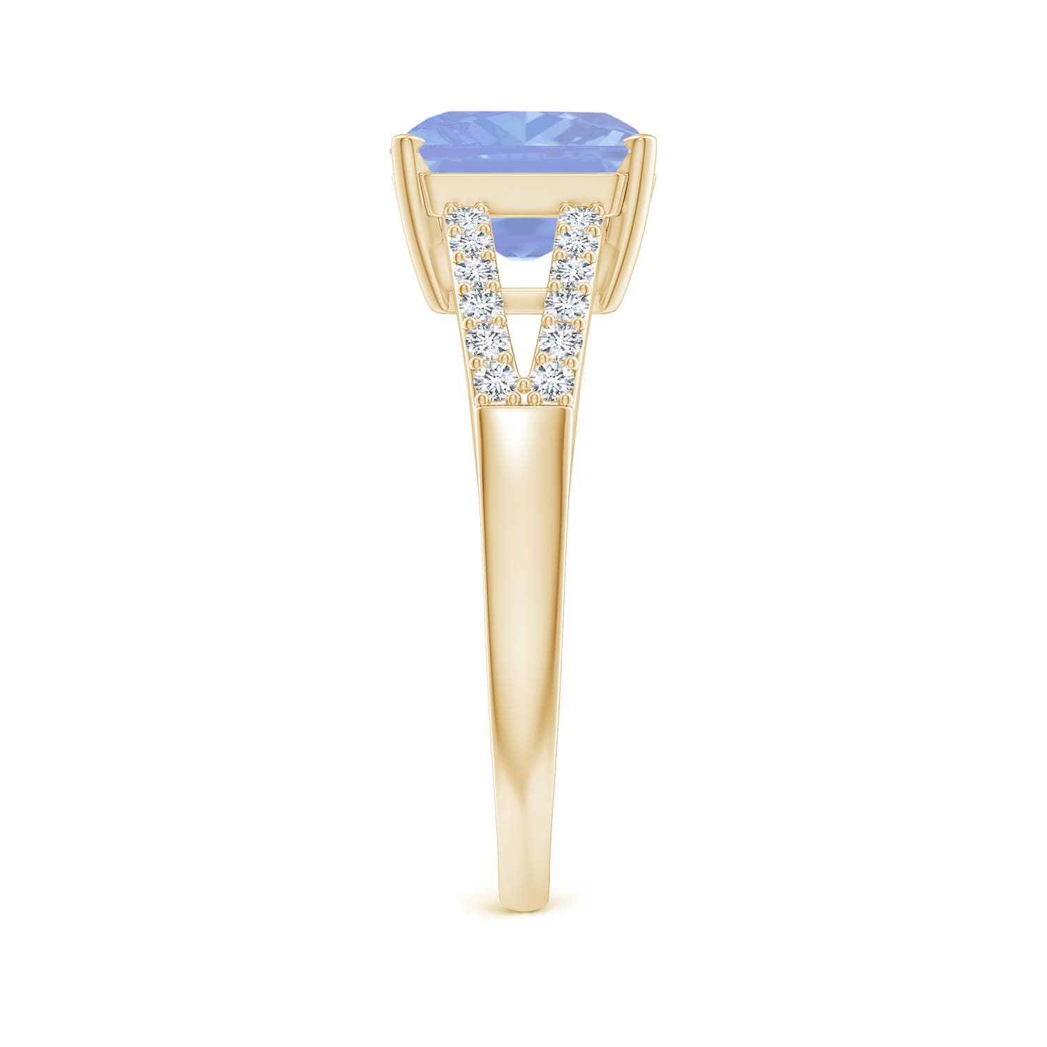 A - Tanzanite / 2.49 CT / 14 KT Yellow Gold