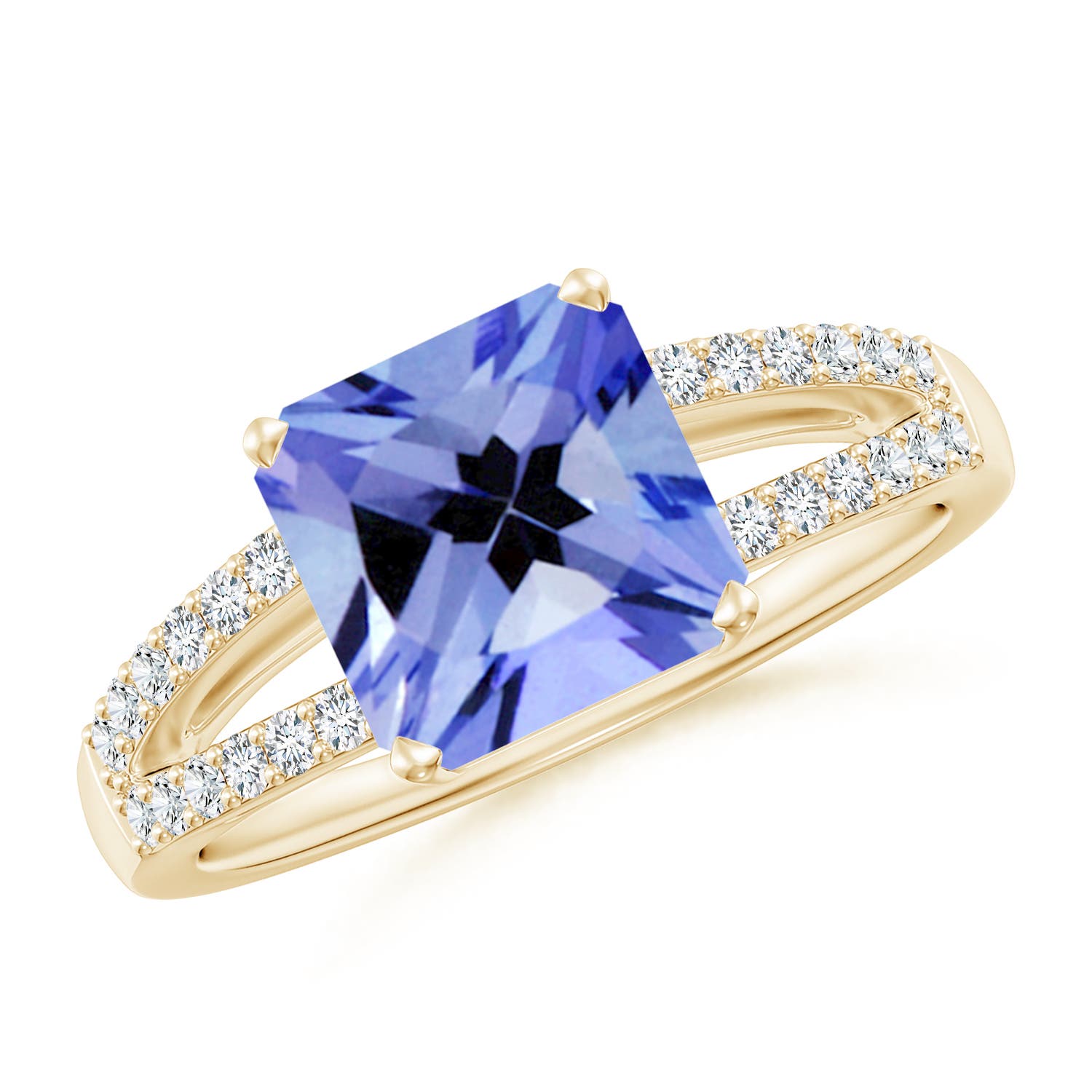 AA - Tanzanite / 2.49 CT / 14 KT Yellow Gold