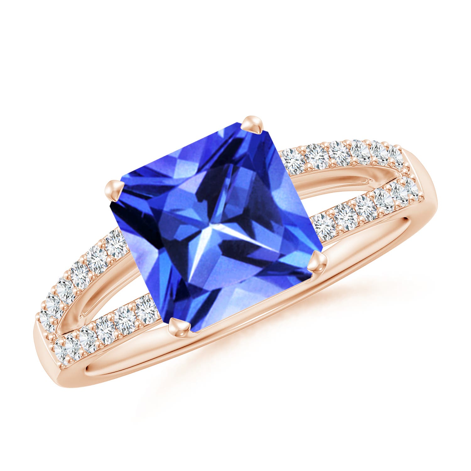 AAA - Tanzanite / 2.49 CT / 14 KT Rose Gold