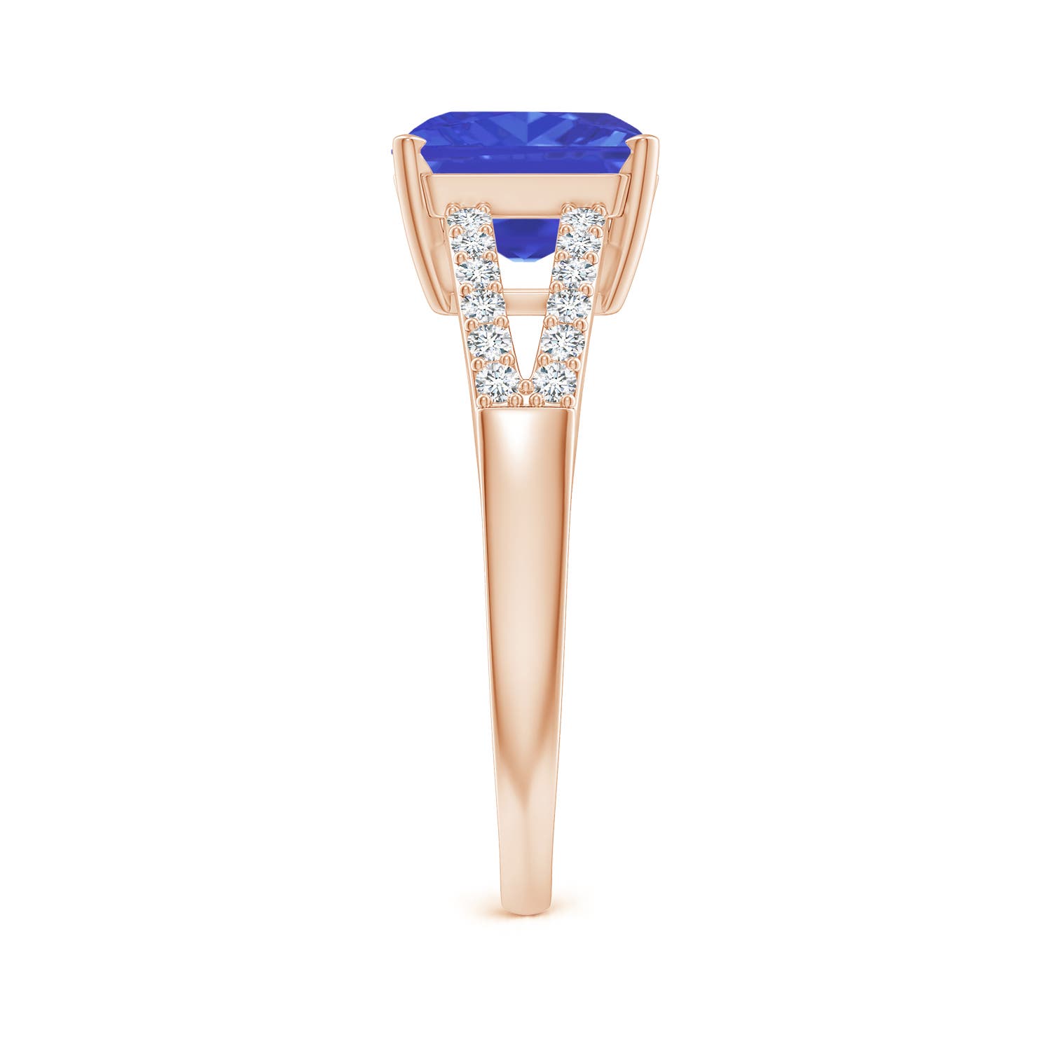 AAA - Tanzanite / 2.49 CT / 14 KT Rose Gold