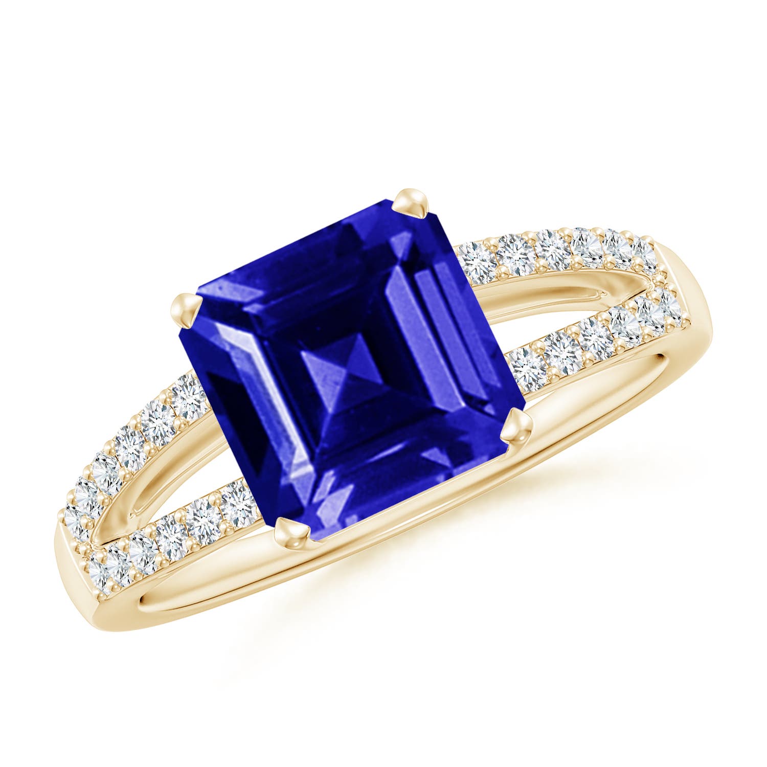 AAAA - Tanzanite / 2.49 CT / 14 KT Yellow Gold