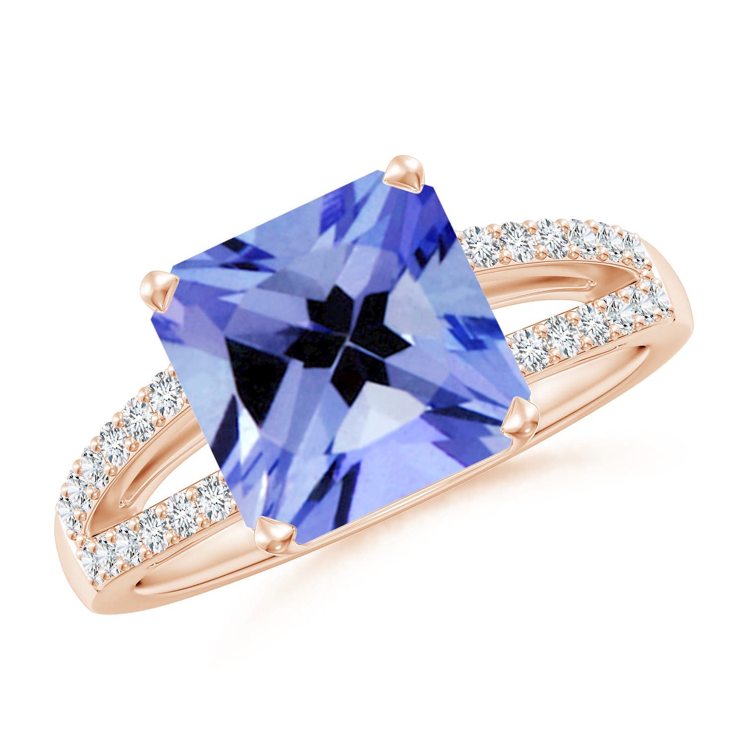 AA - Tanzanite / 3.49 CT / 14 KT Rose Gold