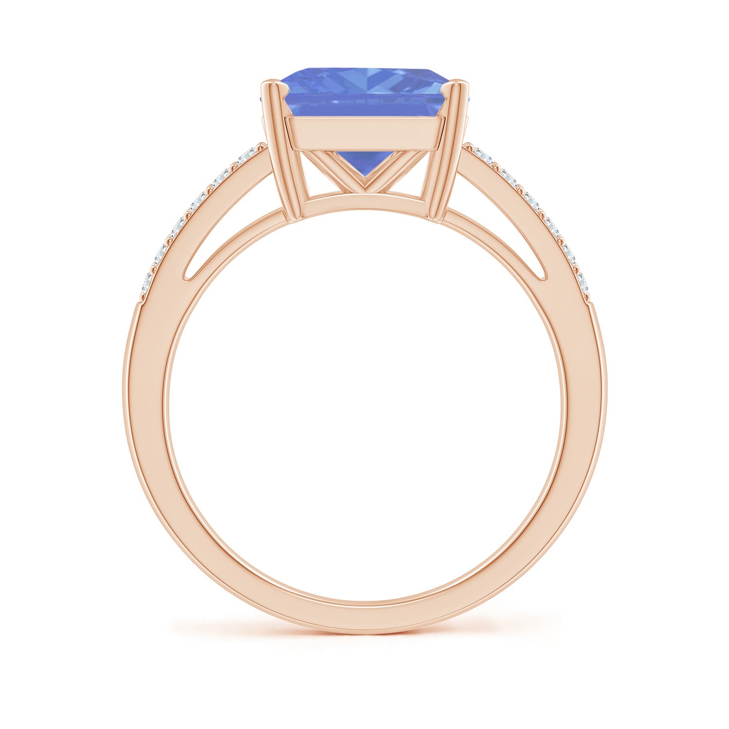 AA - Tanzanite / 3.49 CT / 14 KT Rose Gold