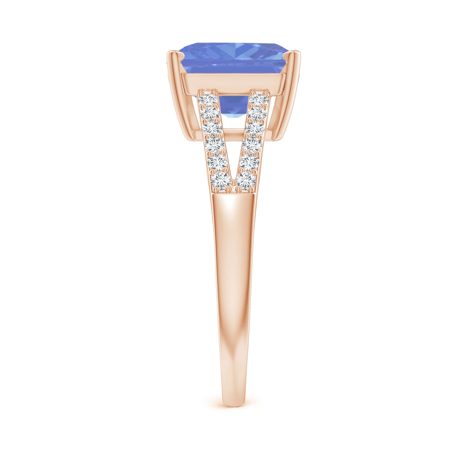 AA - Tanzanite / 3.49 CT / 14 KT Rose Gold