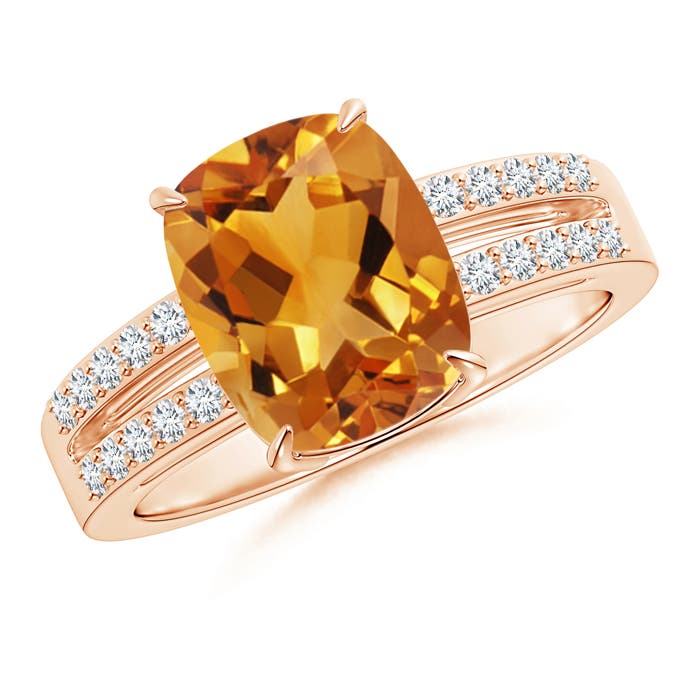 AA - Citrine / 2.85 CT / 14 KT Rose Gold