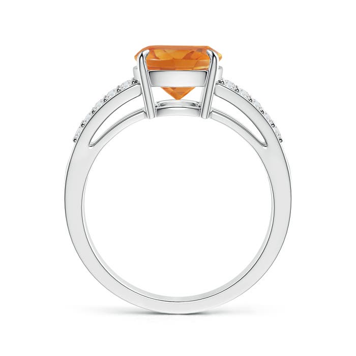 AA - Citrine / 2.85 CT / 14 KT White Gold