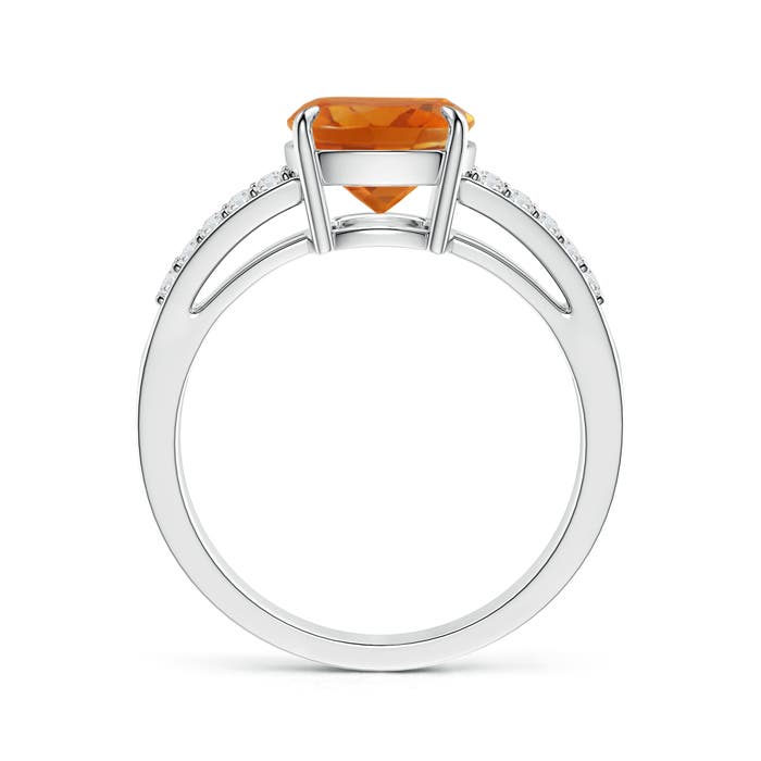 AAA - Citrine / 2.85 CT / 14 KT White Gold