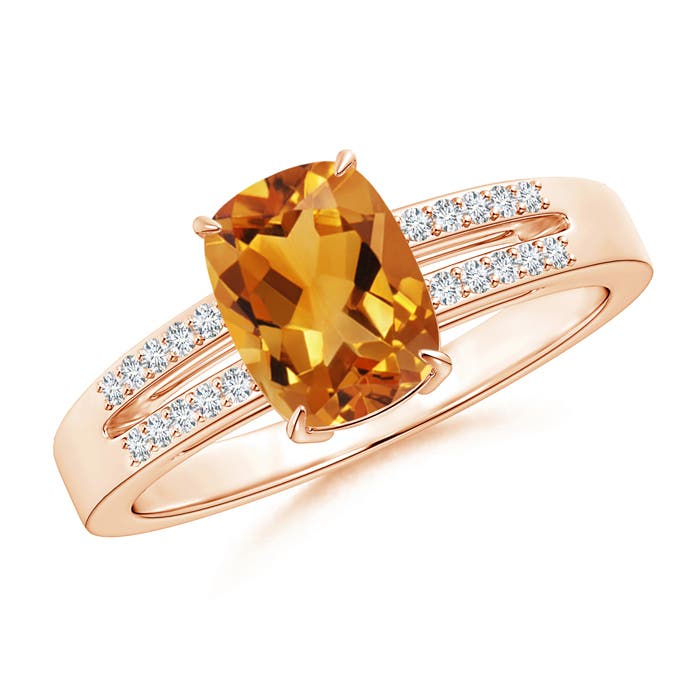 AA - Citrine / 1.47 CT / 14 KT Rose Gold