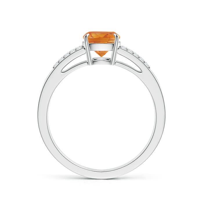 AA - Citrine / 1.47 CT / 14 KT White Gold