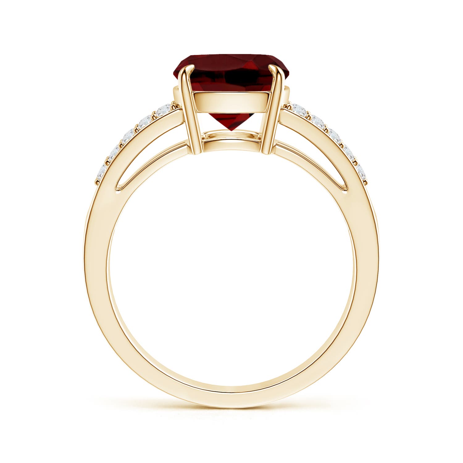 AAAA - Garnet / 3.55 CT / 14 KT Yellow Gold