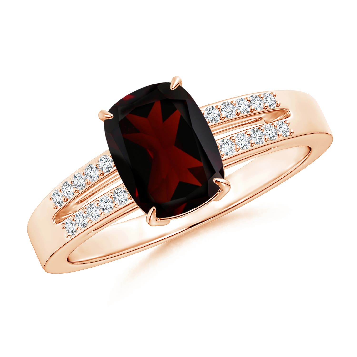 A - Garnet / 1.72 CT / 14 KT Rose Gold