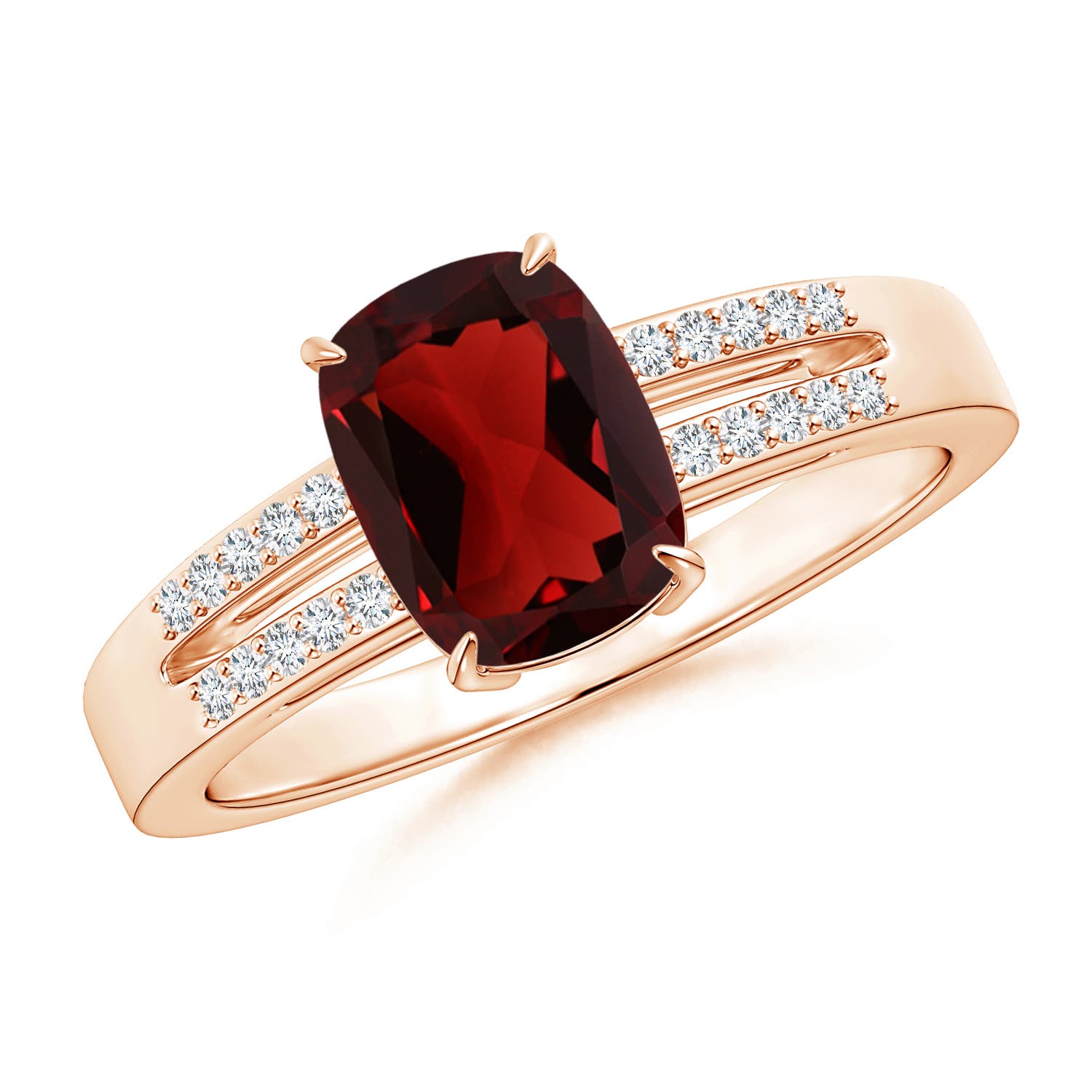 AAA - Garnet / 1.72 CT / 14 KT Rose Gold