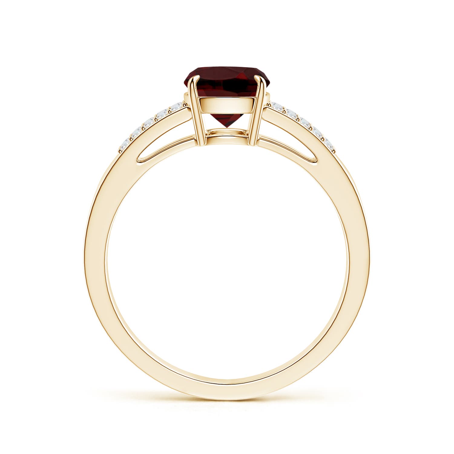 AAA - Garnet / 1.72 CT / 14 KT Yellow Gold