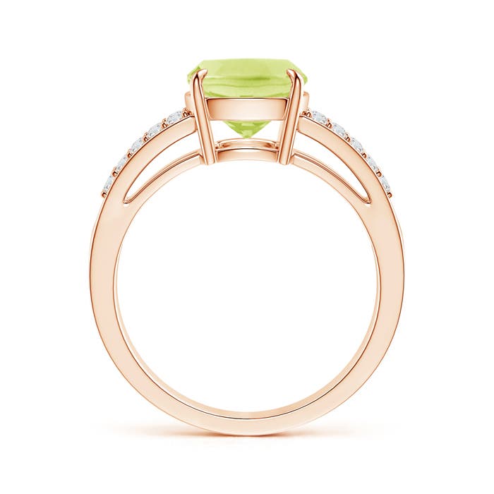 A - Peridot / 3.1 CT / 14 KT Rose Gold